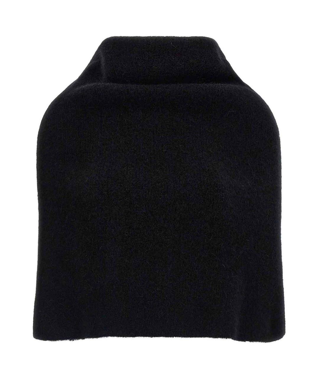 RICK OWENS Черный шерстяной джемпер / свитер, фото 1