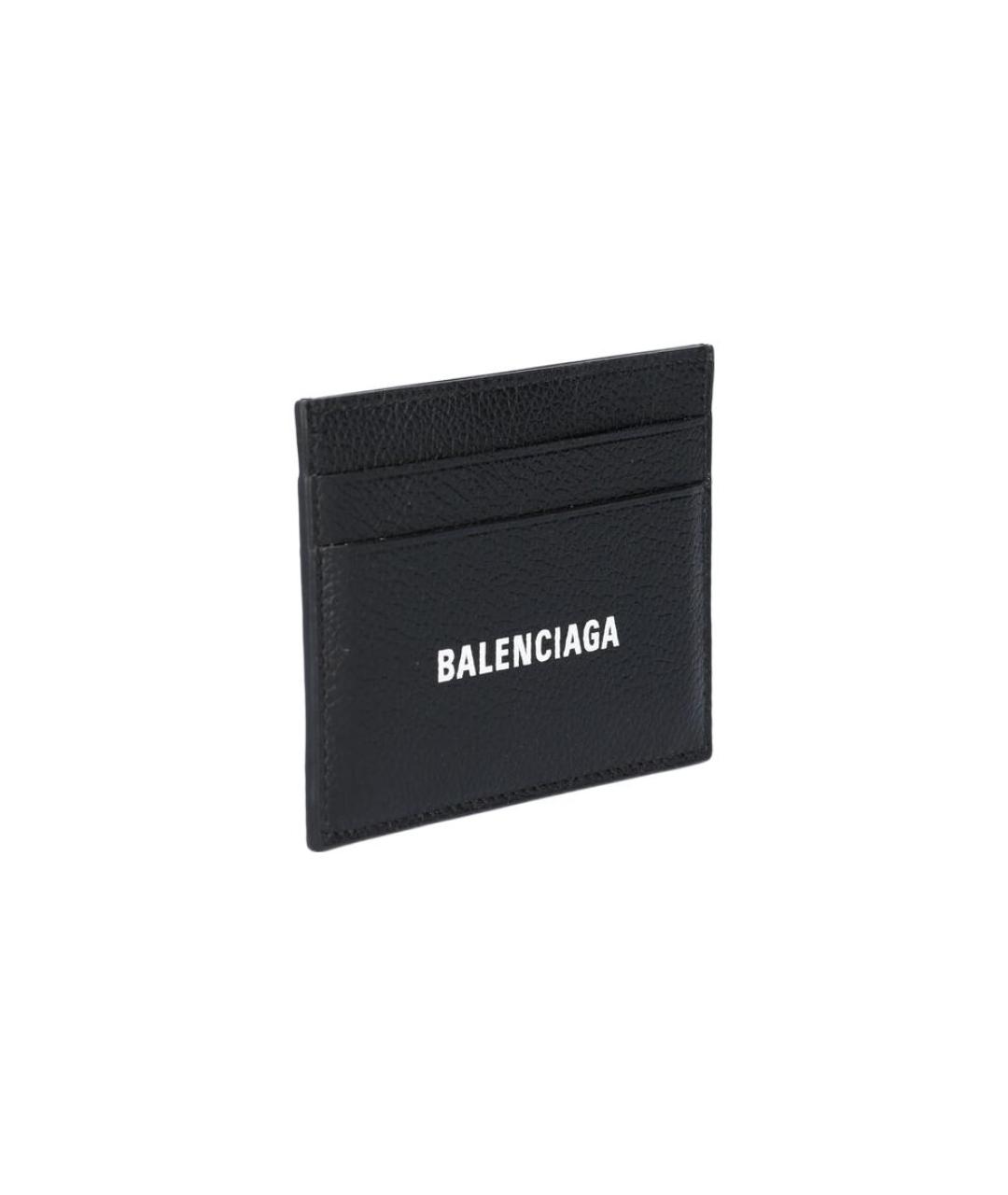 BALENCIAGA Черный кожаный кардхолдер, фото 3