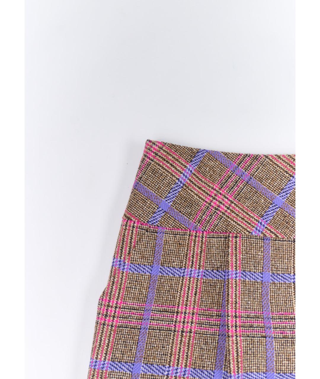 ESCADA Мульти шерстяная юбка мини, фото 4