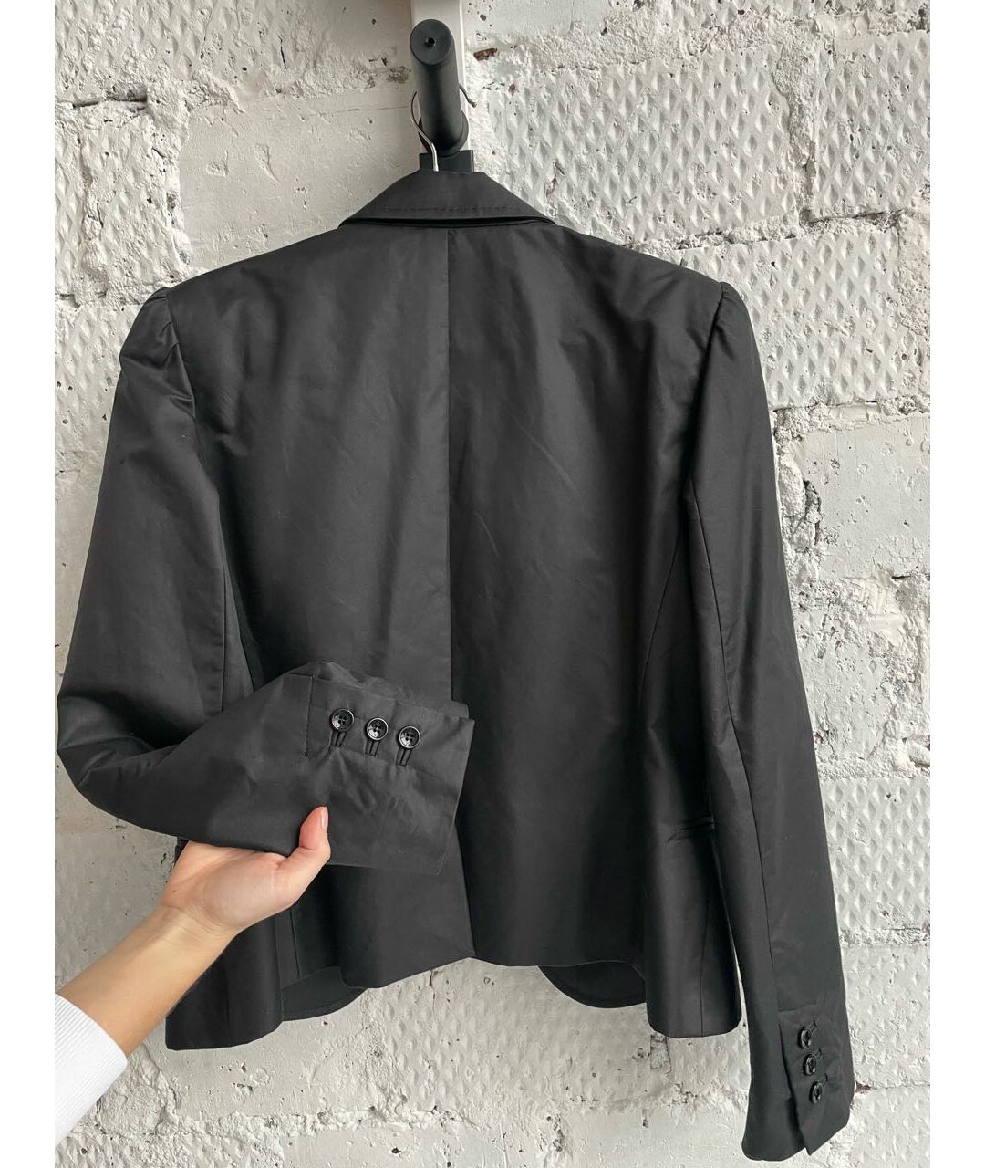 DOLCE&GABBANA Черный хлопковый жакет/пиджак, фото 2