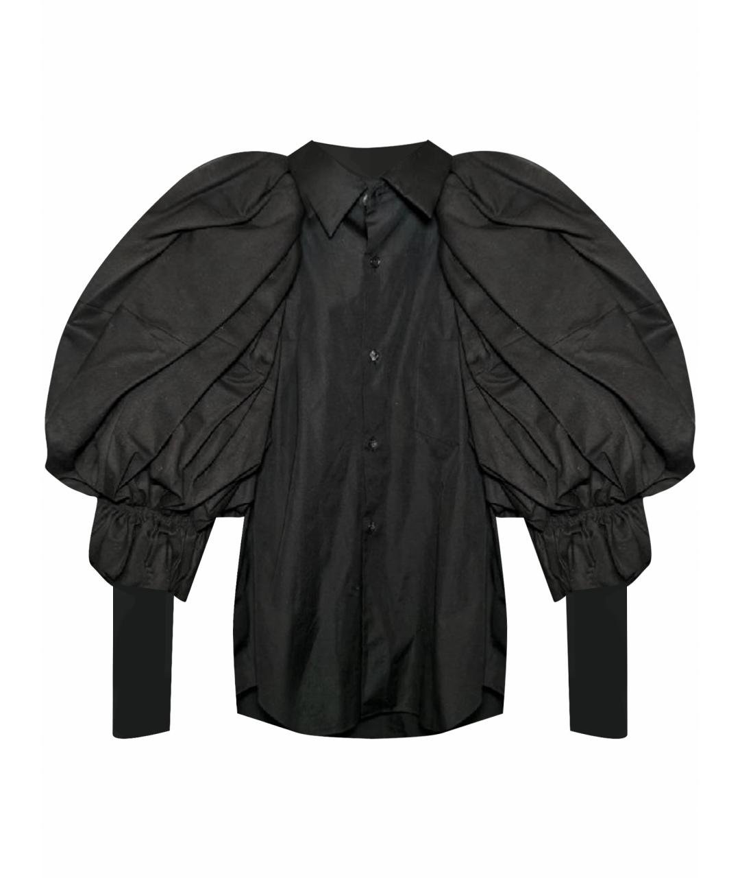 COMME DES GARÇONS Черная хлопковая рубашка, фото 1