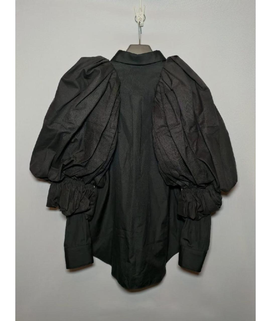 COMME DES GARÇONS Черная хлопковая рубашка, фото 4