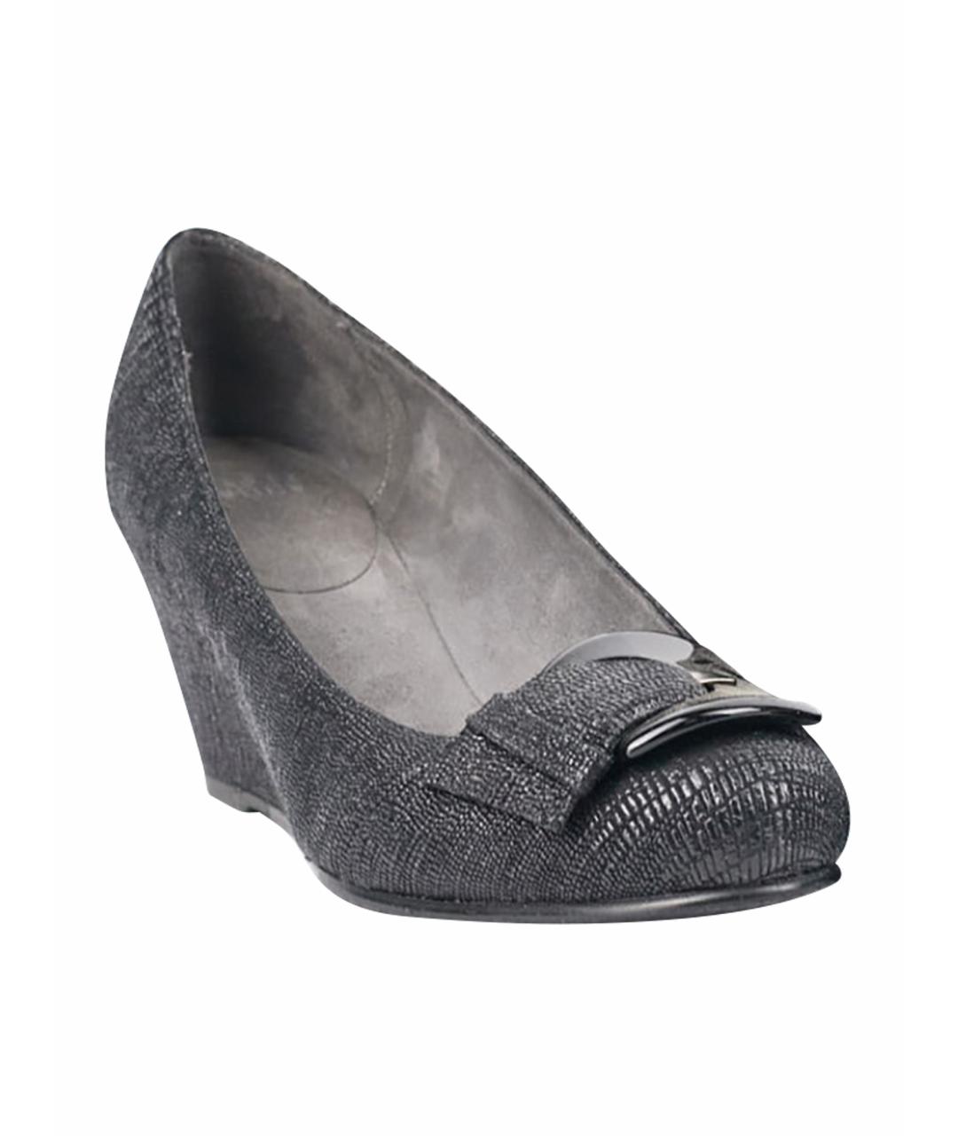 STUART WEITZMAN Черные замшевые туфли, фото 1