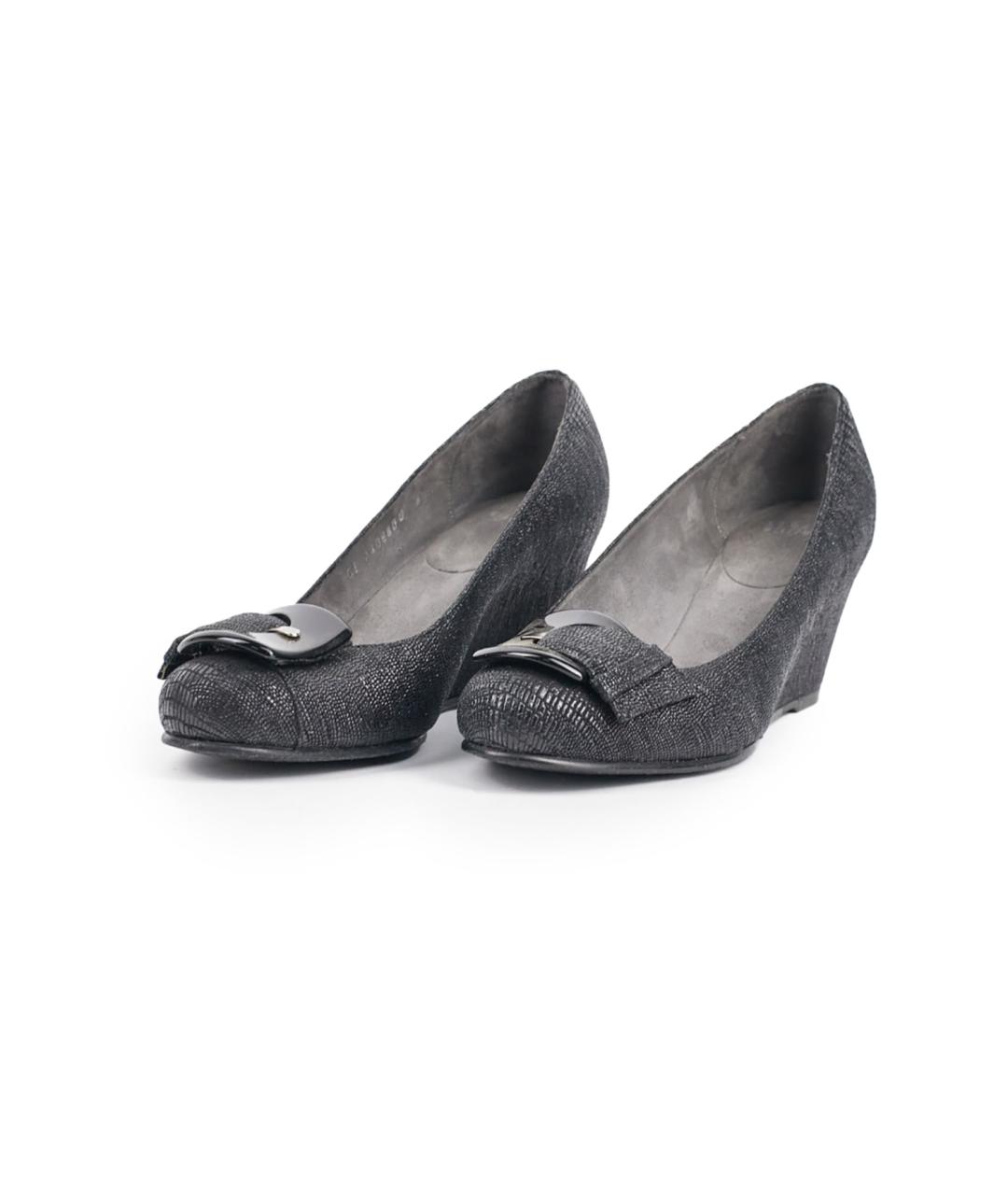 STUART WEITZMAN Черные замшевые туфли, фото 7