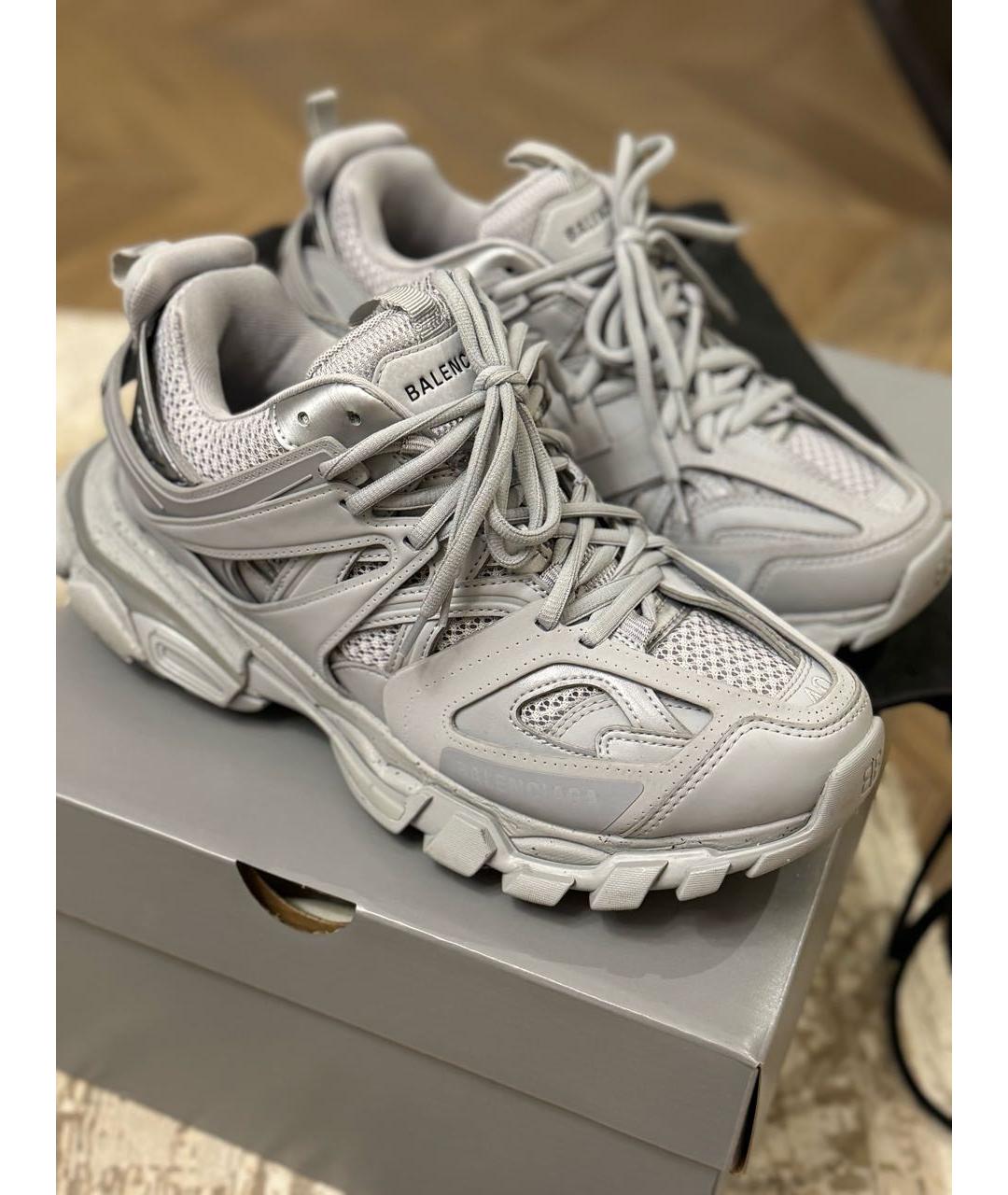 BALENCIAGA Серые кроссовки, фото 5