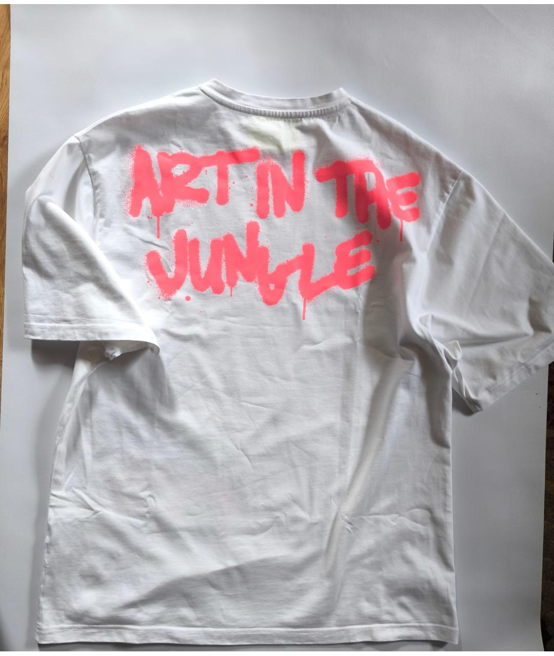 TWIN-SET Белая хлопковая футболка, фото 3