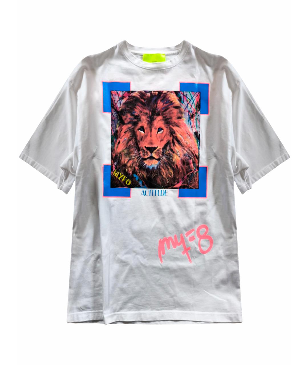 TWIN-SET Белая хлопковая футболка, фото 1