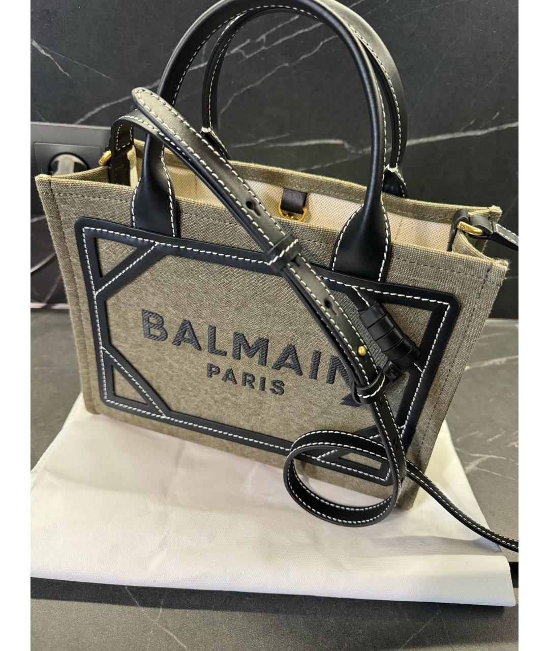 BALMAIN Бежевая сумка тоут, фото 2