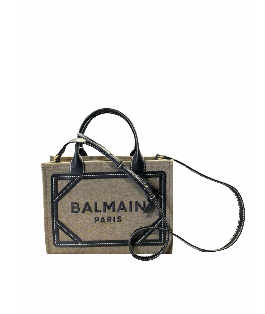 BALMAIN Бежевая сумка тоут, фото 1