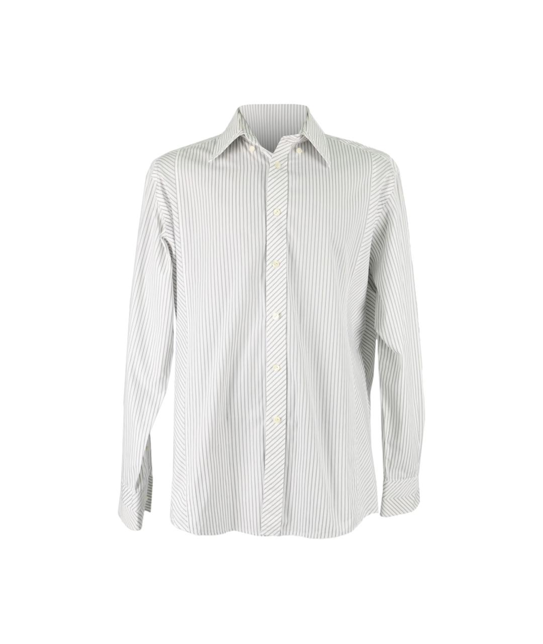 VERSACE COLLECTION Белая хлопковая классическая рубашка, фото 1