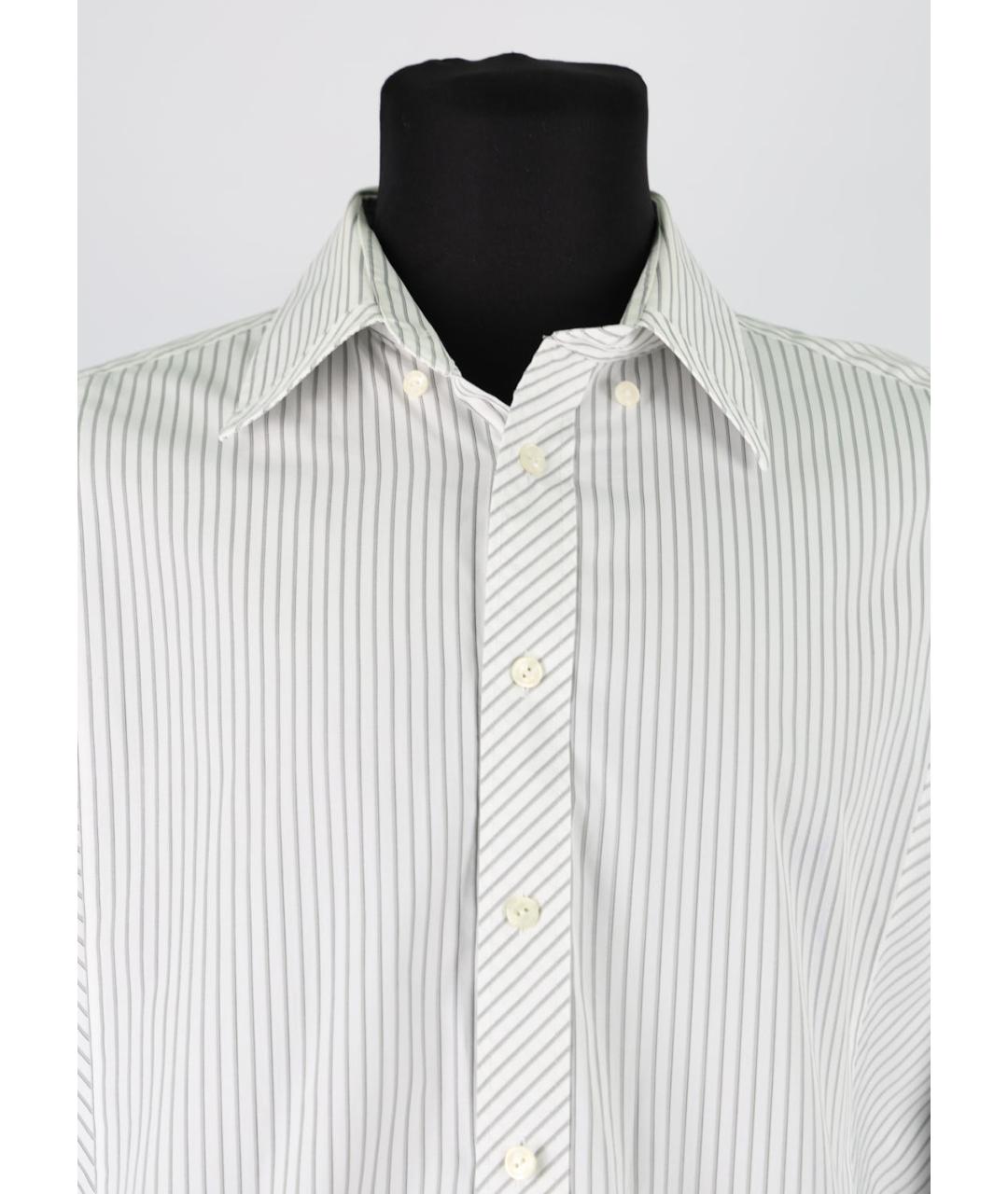 VERSACE COLLECTION Белая хлопковая классическая рубашка, фото 4