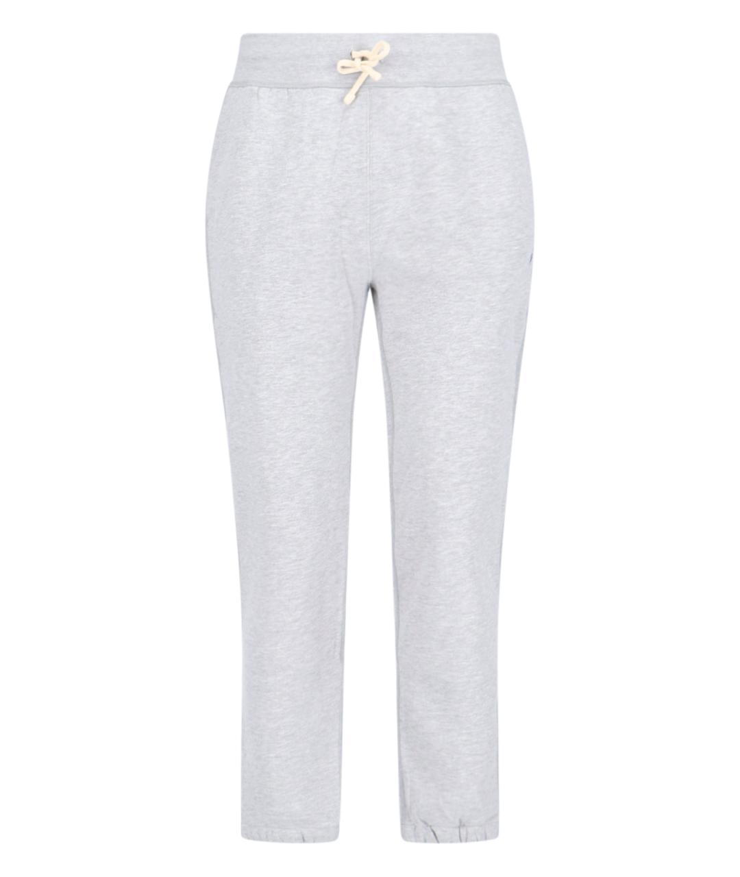 POLO RALPH LAUREN Серые хлопковые повседневные брюки, фото 1