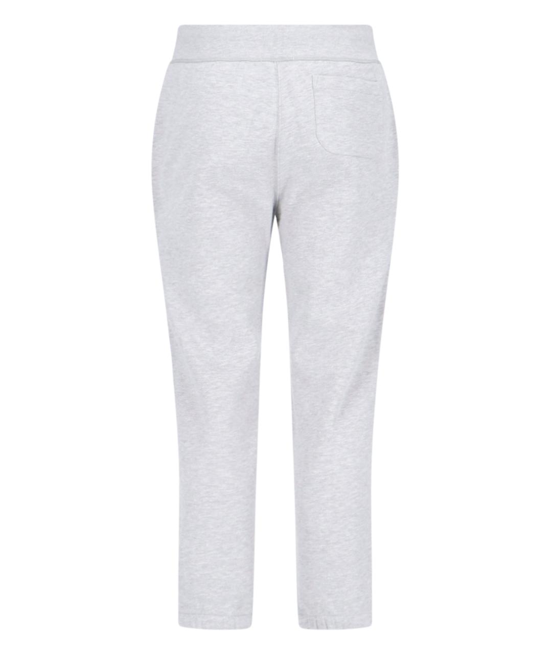 POLO RALPH LAUREN Серые хлопковые повседневные брюки, фото 2