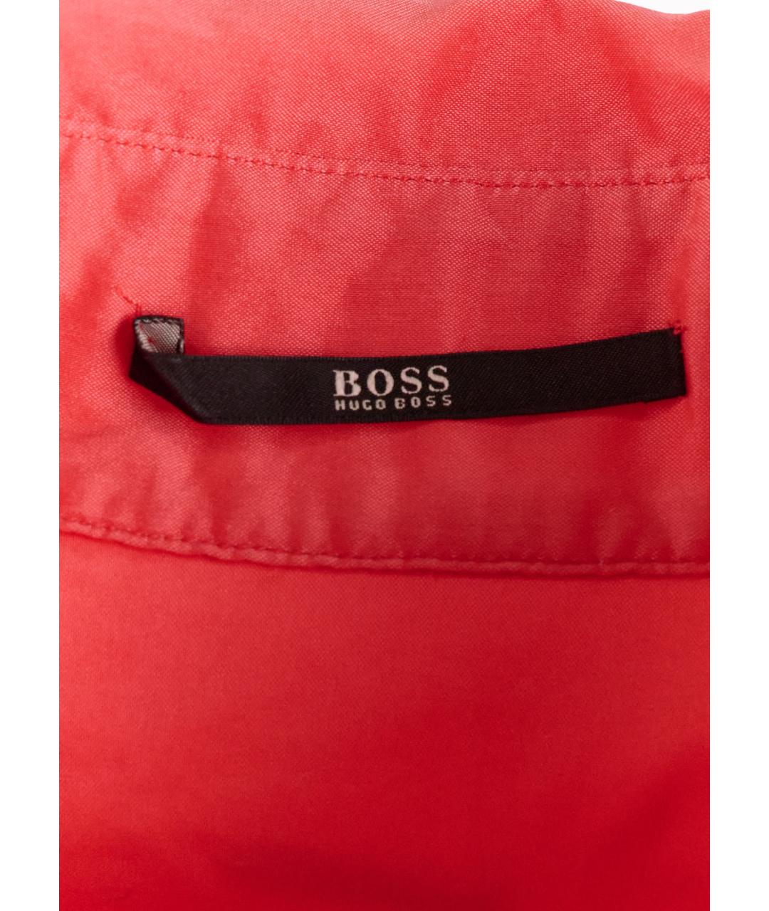 HUGO BOSS Розовая хлопковая рубашка, фото 3
