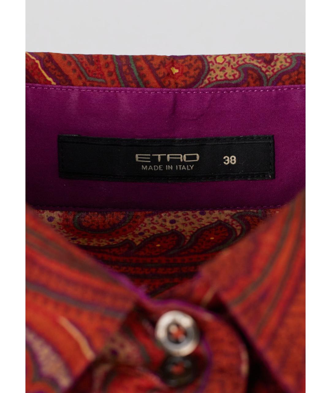 ETRO Мульти хлопко-эластановая рубашка, фото 3