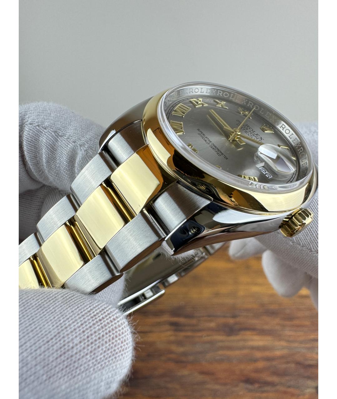 ROLEX Серые часы, фото 7