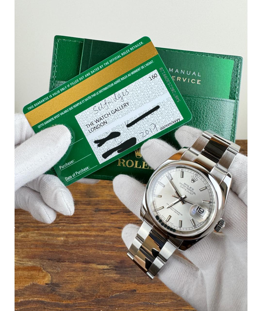 ROLEX Серые часы, фото 2