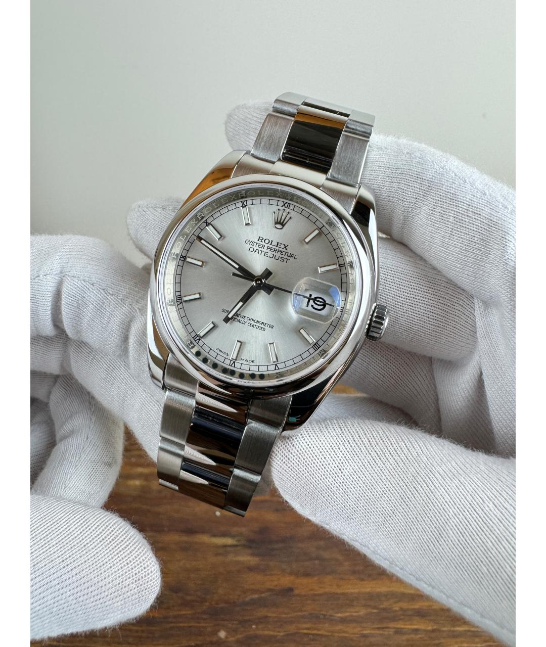 ROLEX Серые часы, фото 3