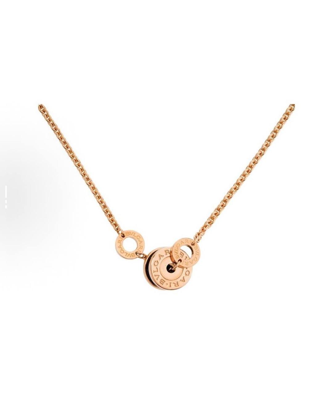 BVLGARI Черный браслет из розового золота, фото 2