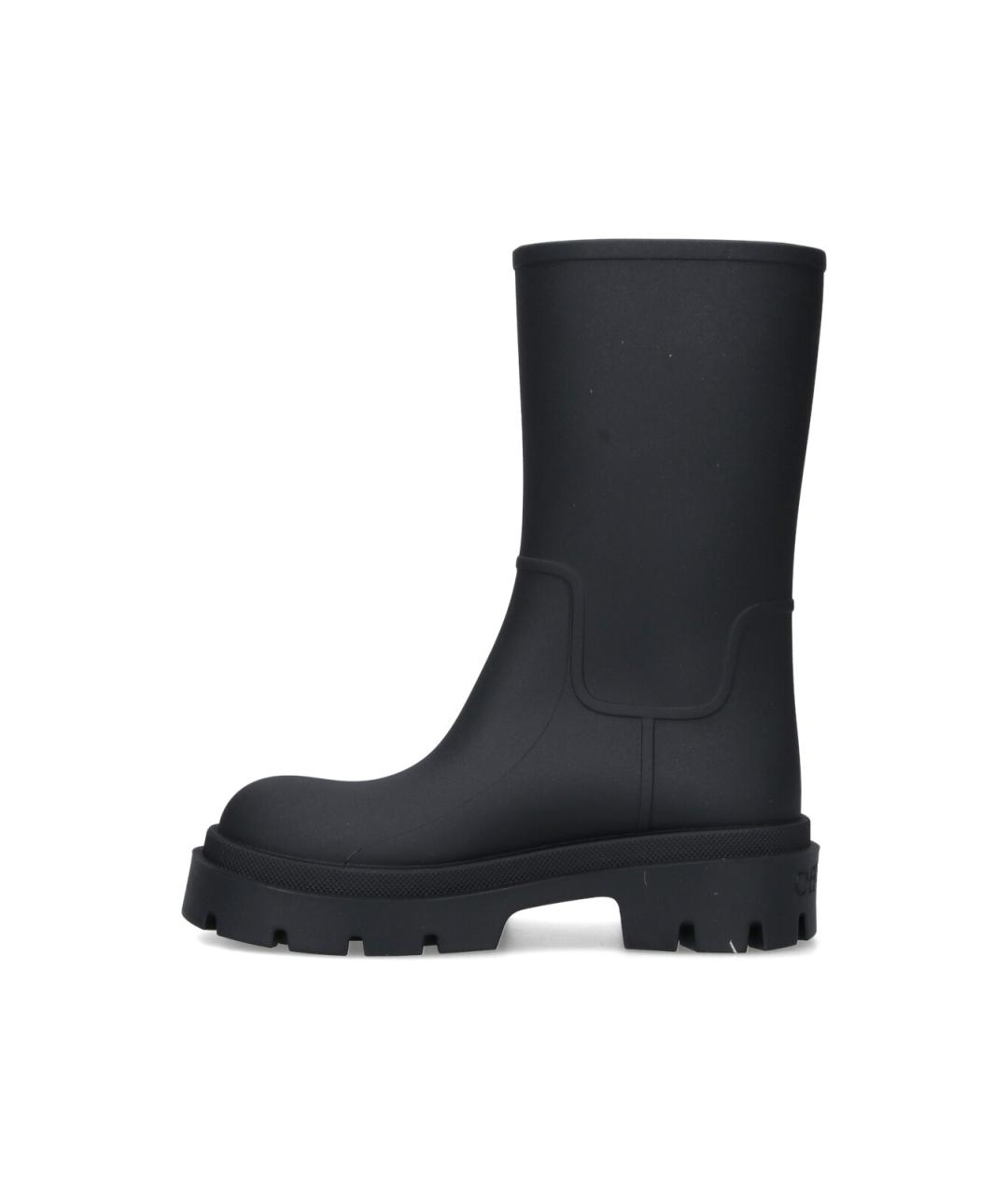 OFF-WHITE Черные синтетические сапоги, фото 3