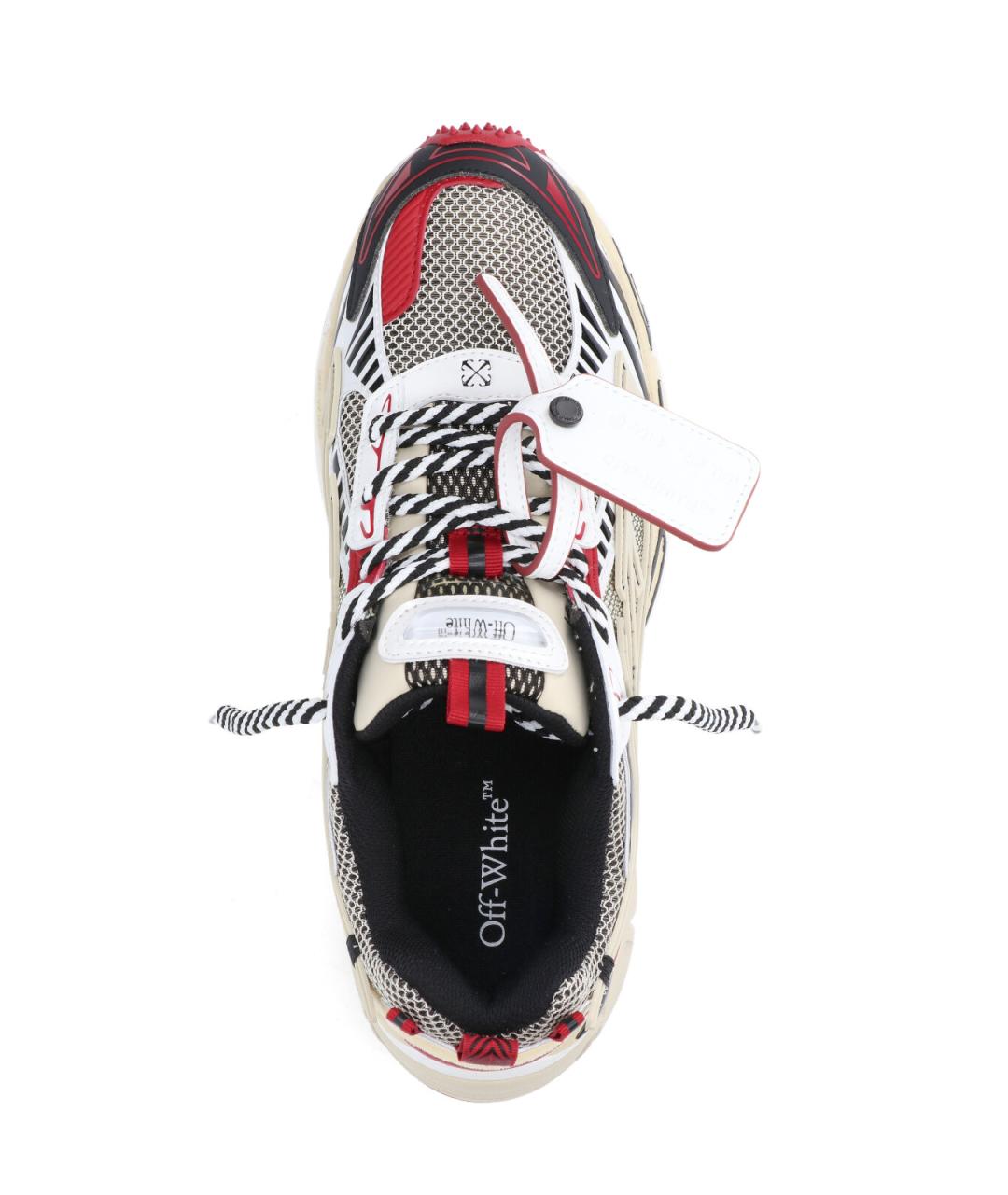 OFF-WHITE Мульти синтетические низкие кроссовки / кеды, фото 5