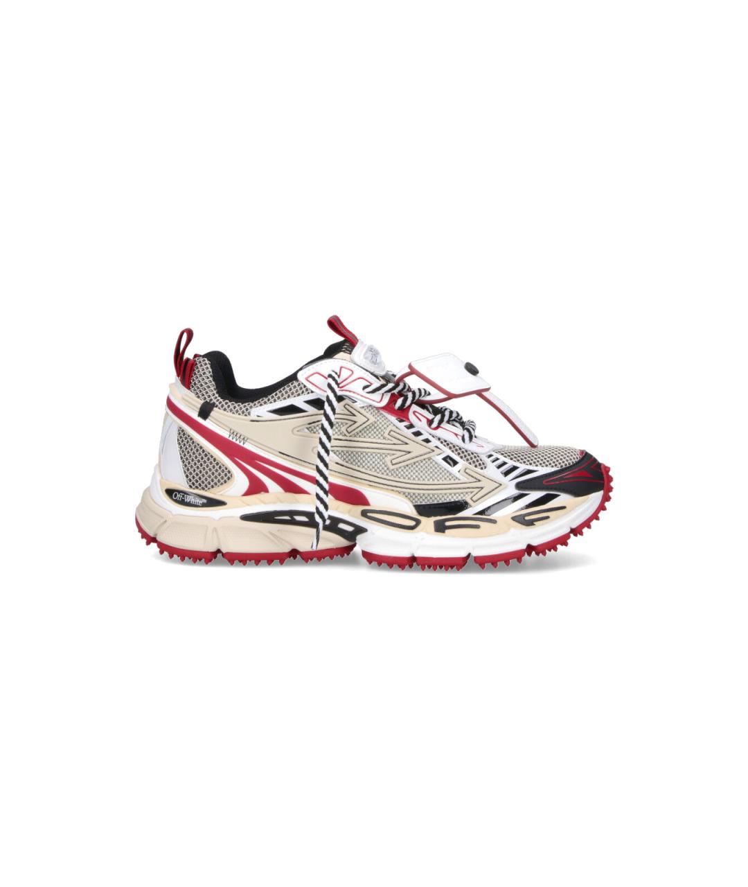 OFF-WHITE Мульти синтетические низкие кроссовки / кеды, фото 1