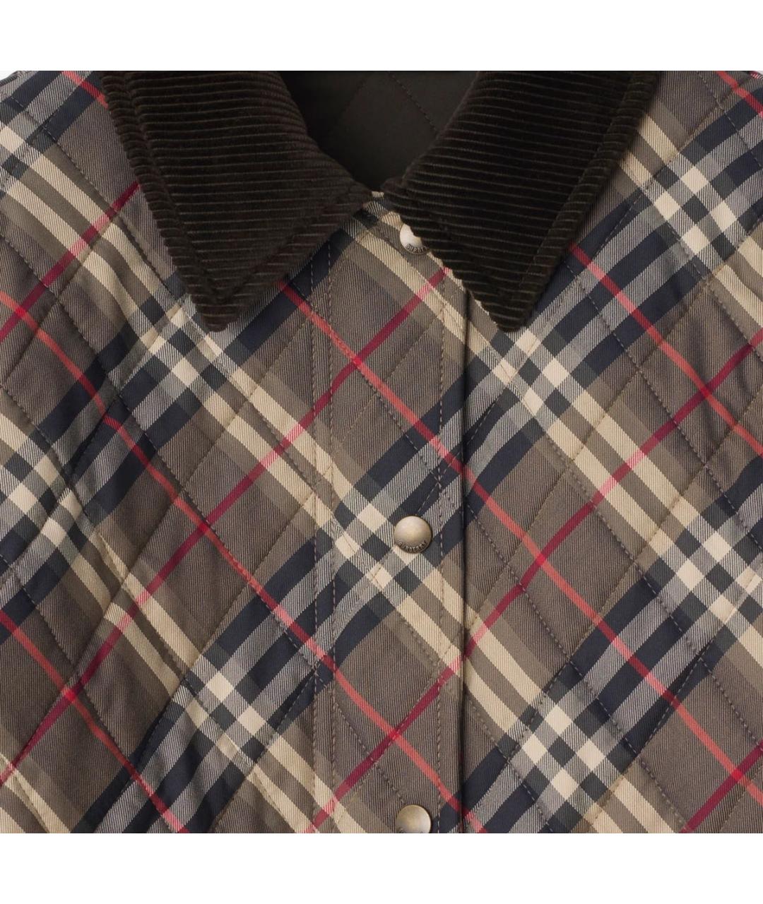 BURBERRY Коричневая хлопковая куртка, фото 6
