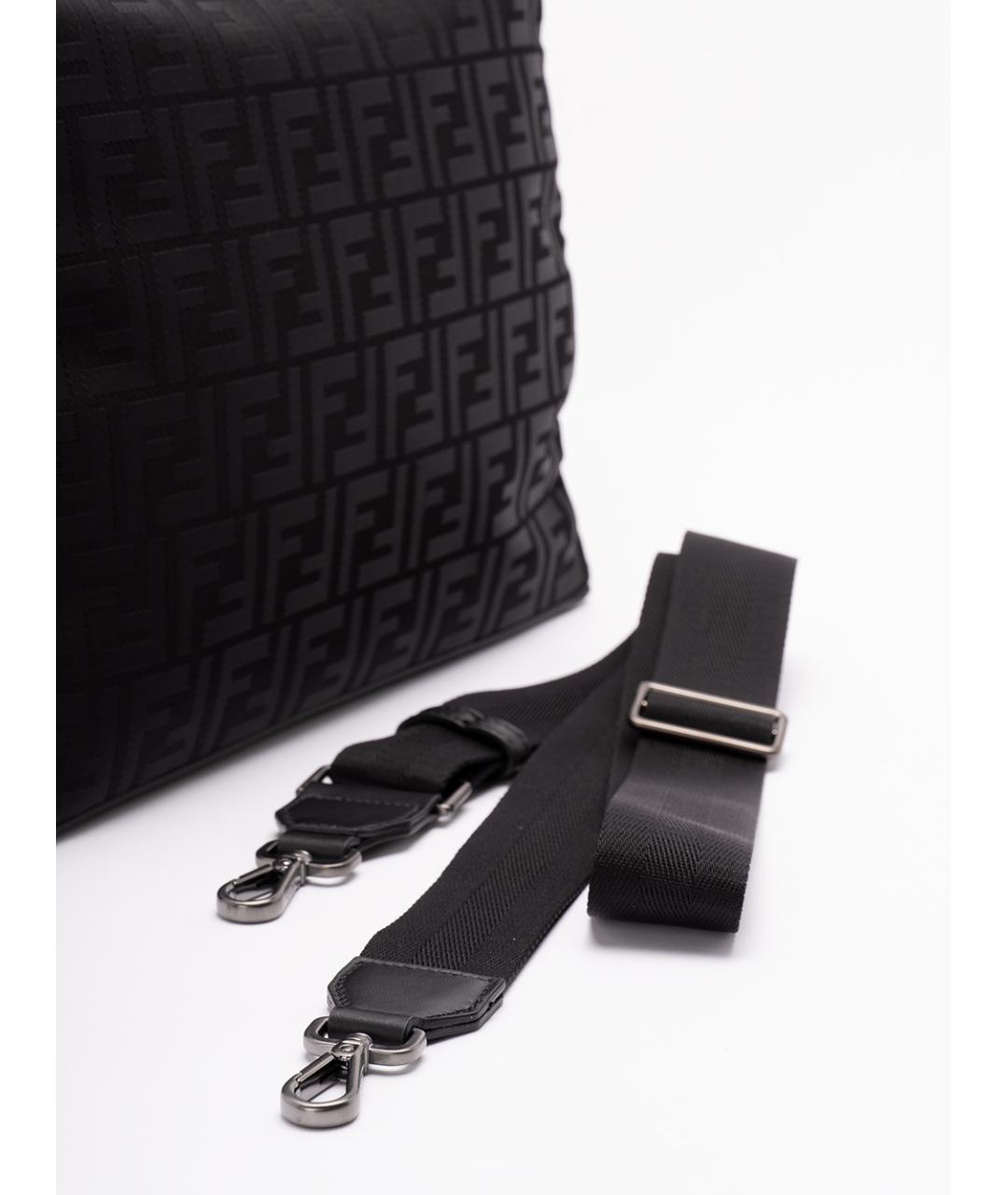 FENDI Черная синтетическая сумка на плечо, фото 6