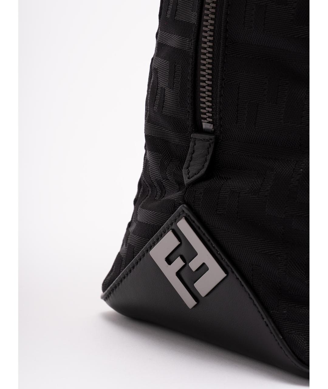 FENDI Черная синтетическая сумка на плечо, фото 4