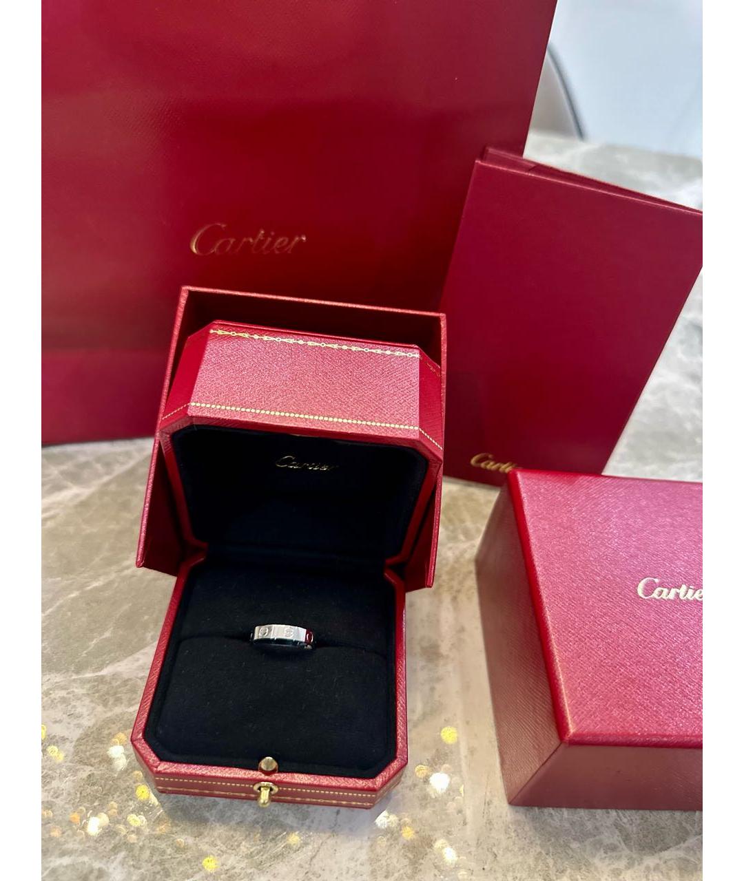 CARTIER Серебряное кольцо из белого золота, фото 3