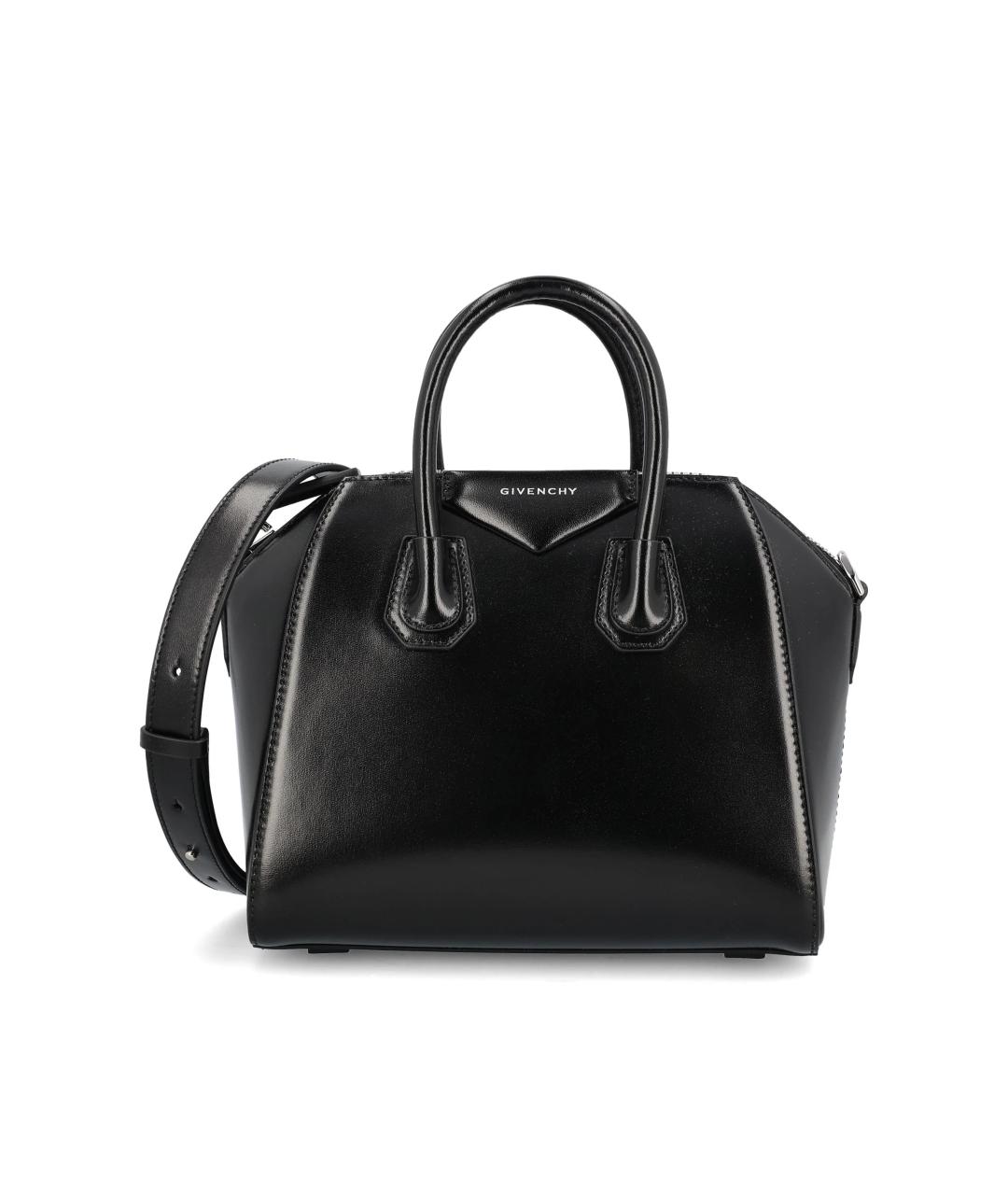 GIVENCHY Черная кожаная сумка тоут, фото 1