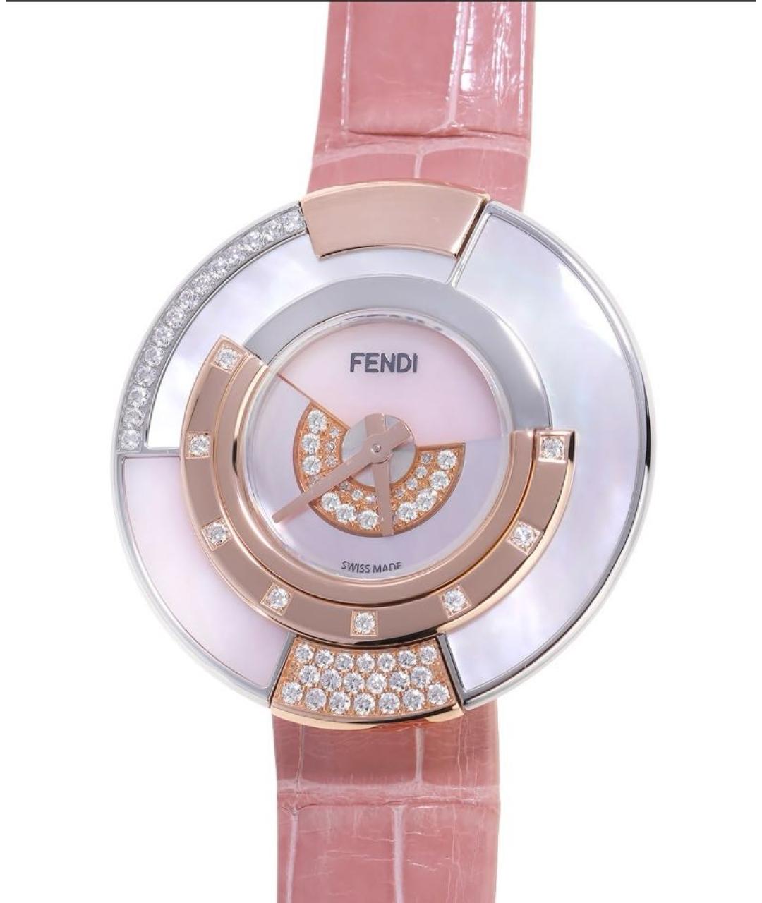 FENDI Коралловые часы из розового золота, фото 2