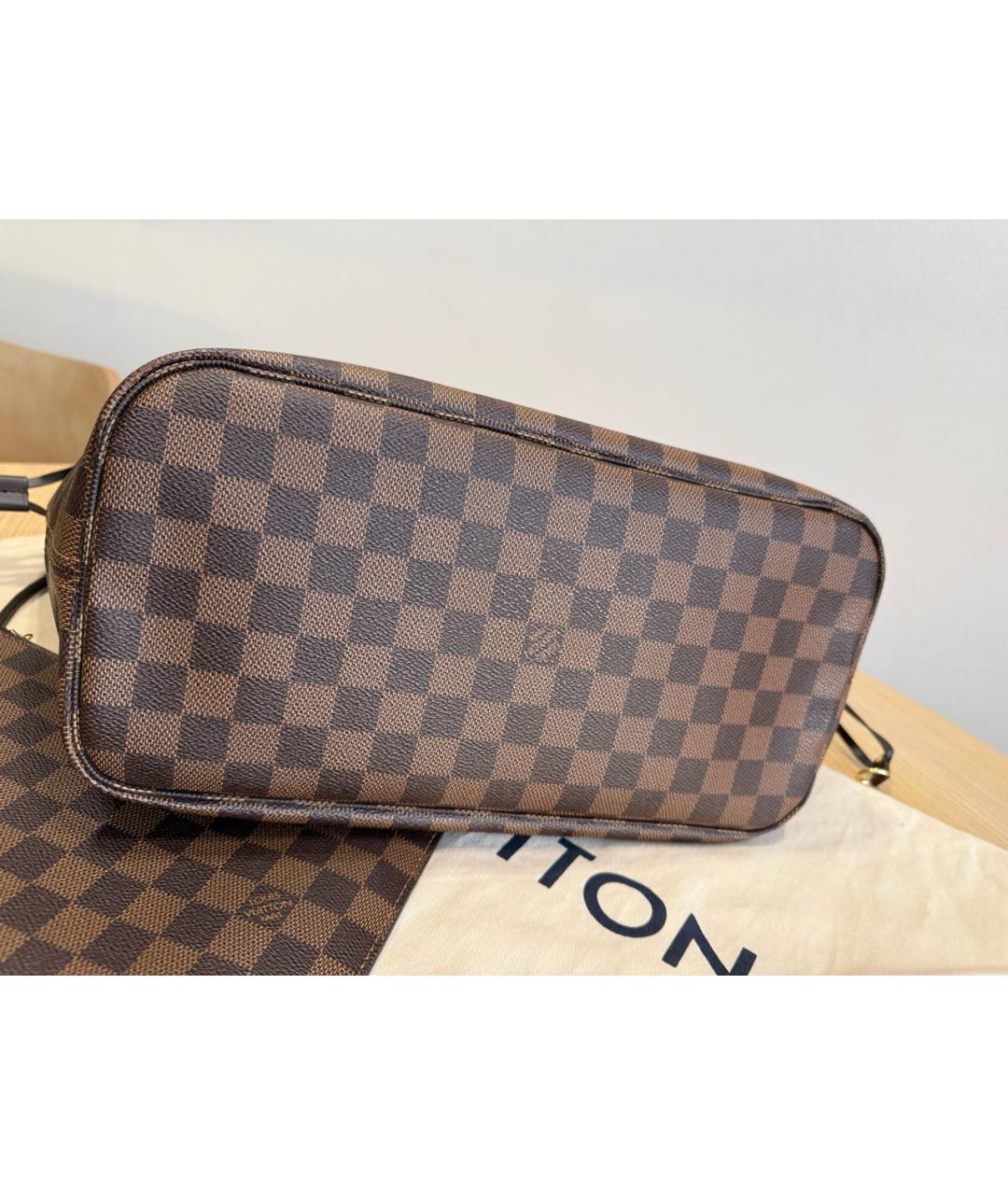 LOUIS VUITTON Коричневая сумка тоут, фото 5