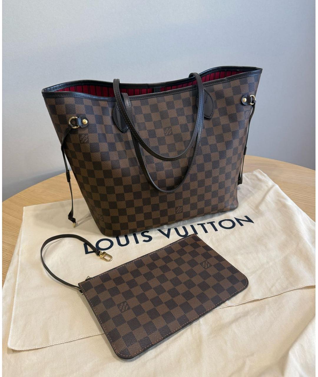 LOUIS VUITTON Коричневая сумка тоут, фото 2