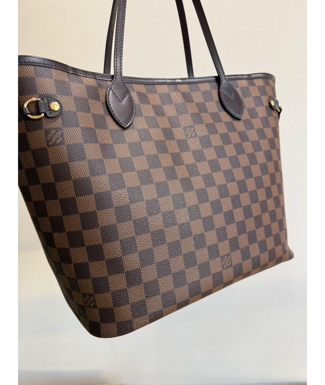 LOUIS VUITTON Коричневая сумка тоут, фото 3