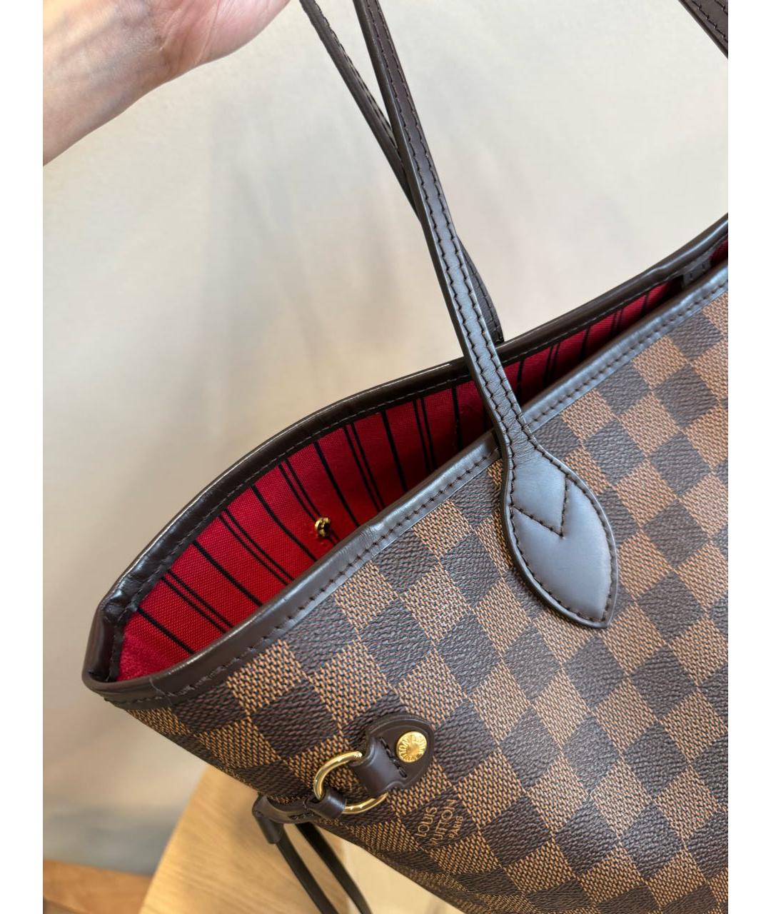 LOUIS VUITTON Коричневая сумка тоут, фото 8
