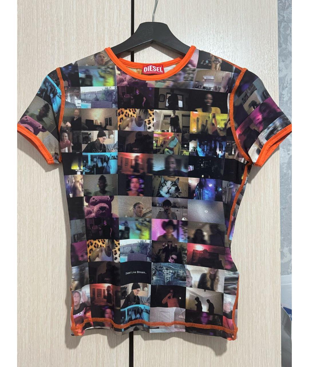 DIESEL Мульти полиамидовая футболка, фото 7
