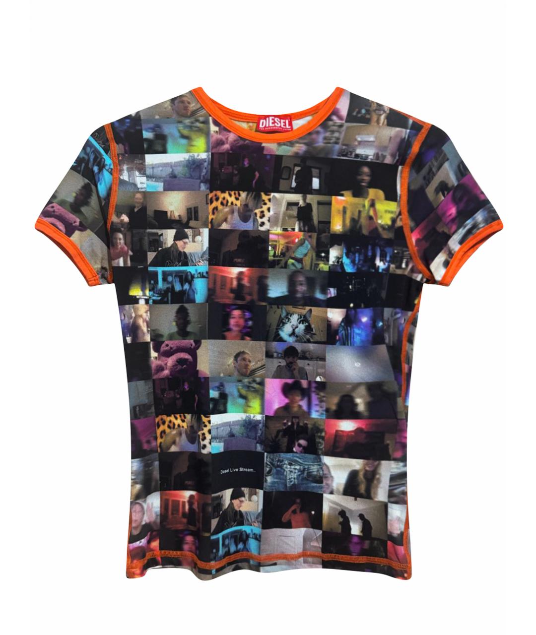 DIESEL Мульти полиамидовая футболка, фото 1