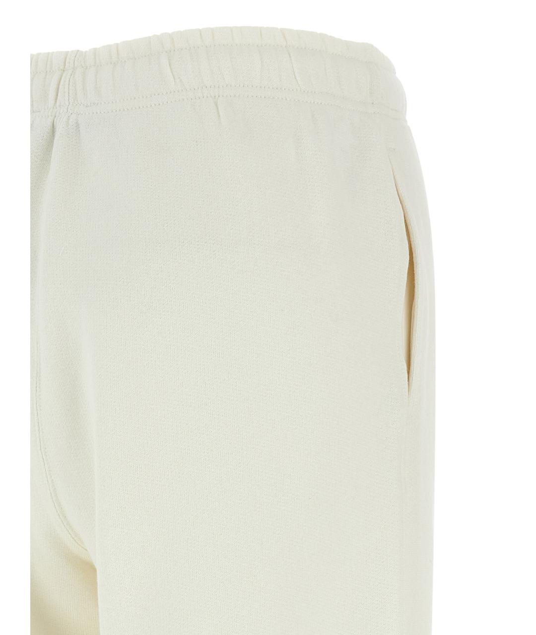 POLO RALPH LAUREN Белые хлопковые прямые брюки, фото 4