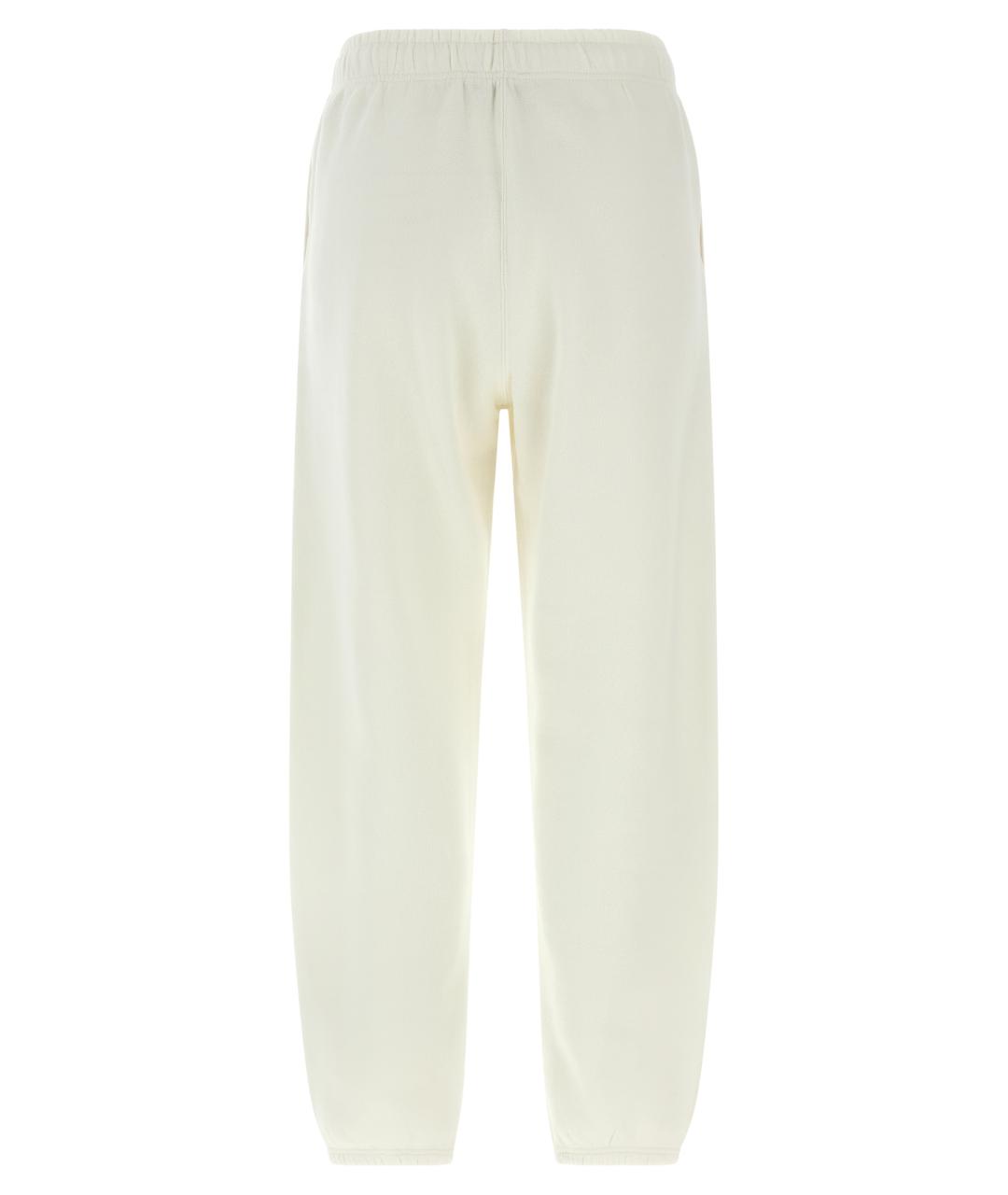 POLO RALPH LAUREN Белые хлопковые прямые брюки, фото 2