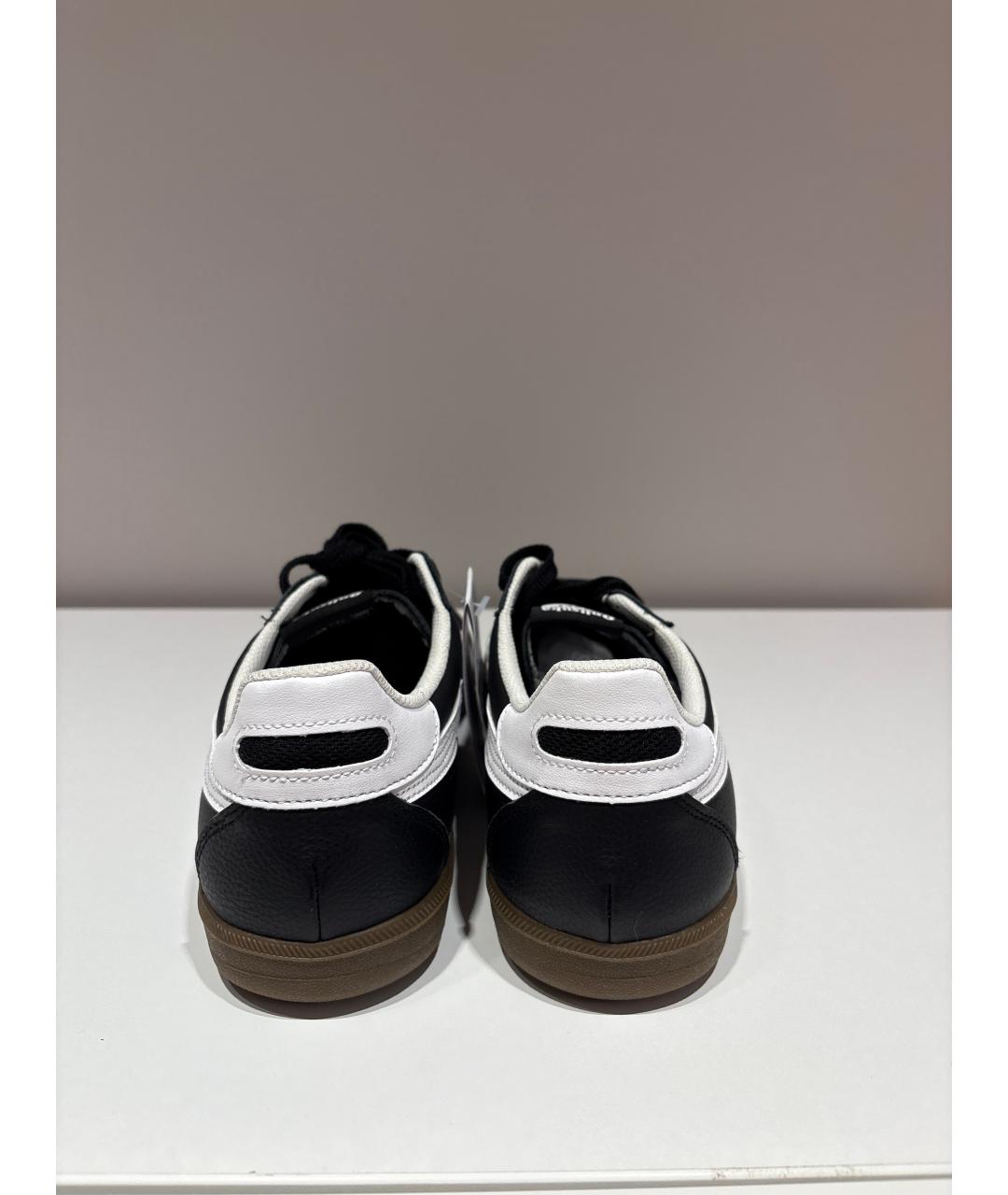 ONITSUKA TIGER Черные кожаные высокие кроссовки / кеды, фото 4