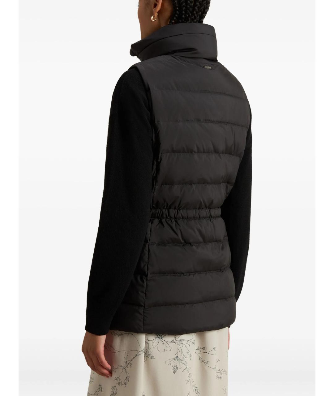 WOOLRICH Черная полиэстеровая куртка, фото 4