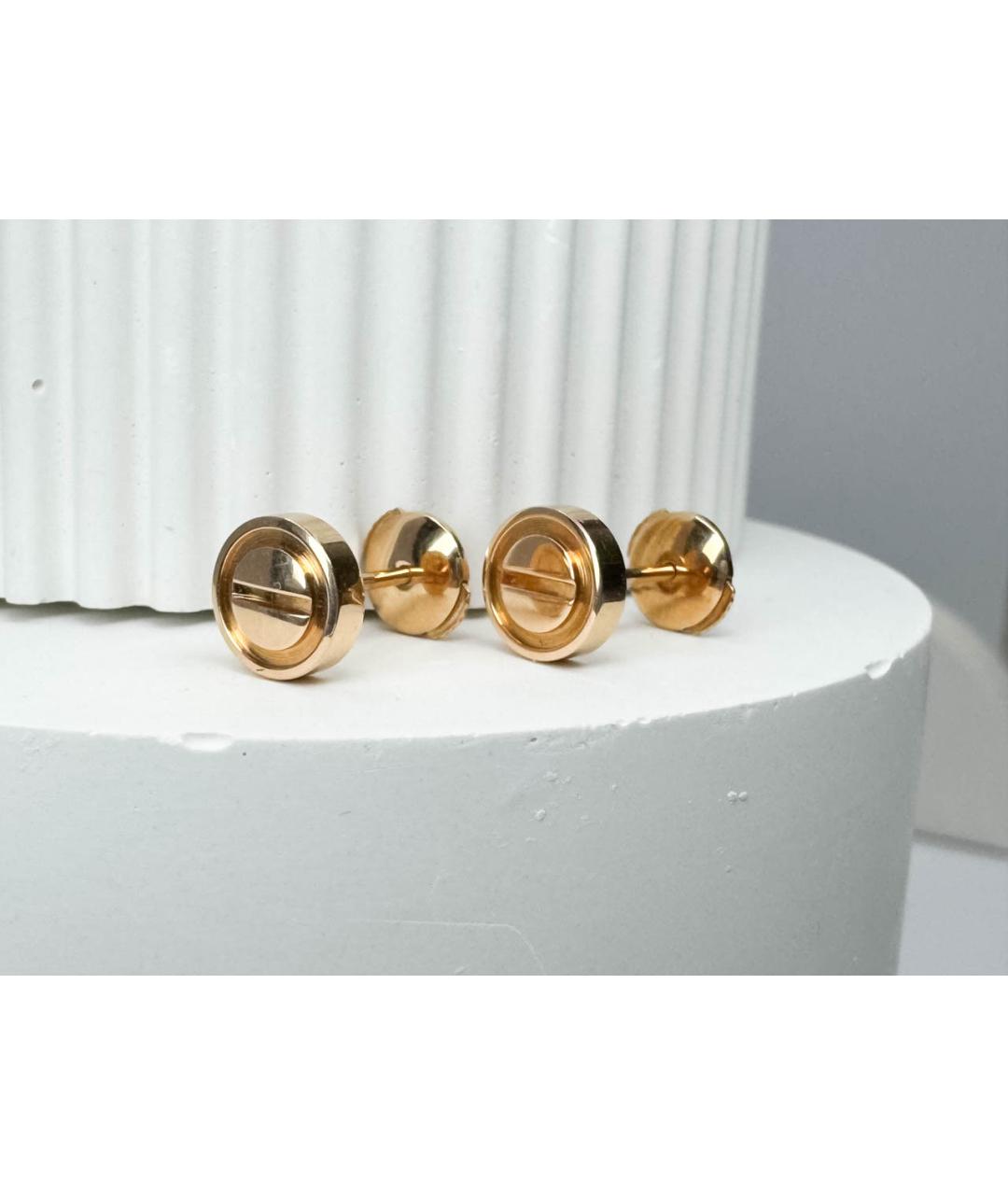 CARTIER Золотые серьги из розового золота, фото 4