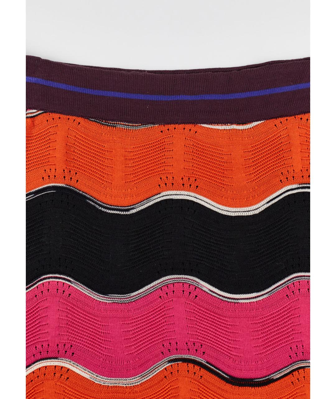 MISSONI Мульти хлопковая юбка мини, фото 3