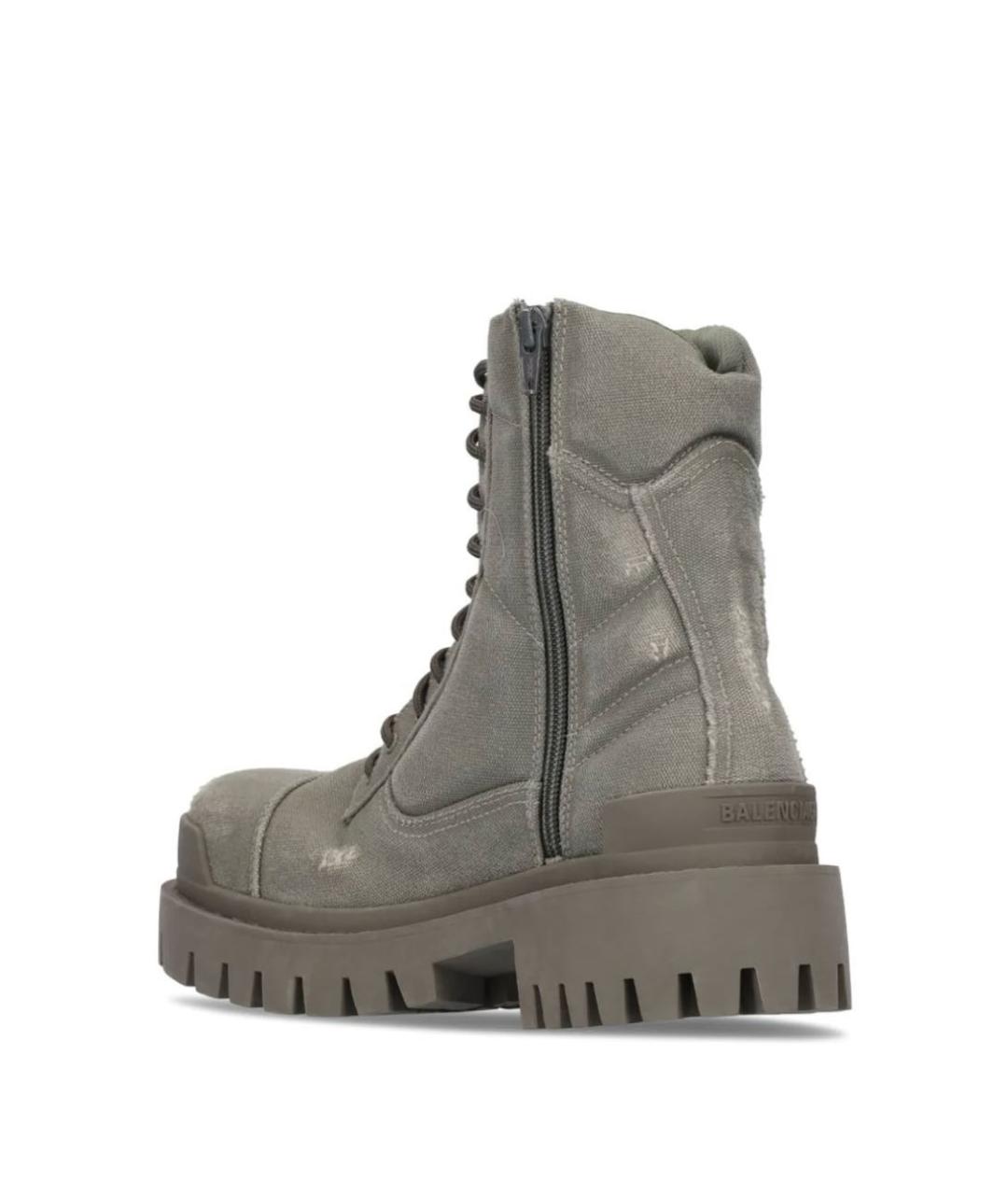 BALENCIAGA Серые ботинки, фото 8