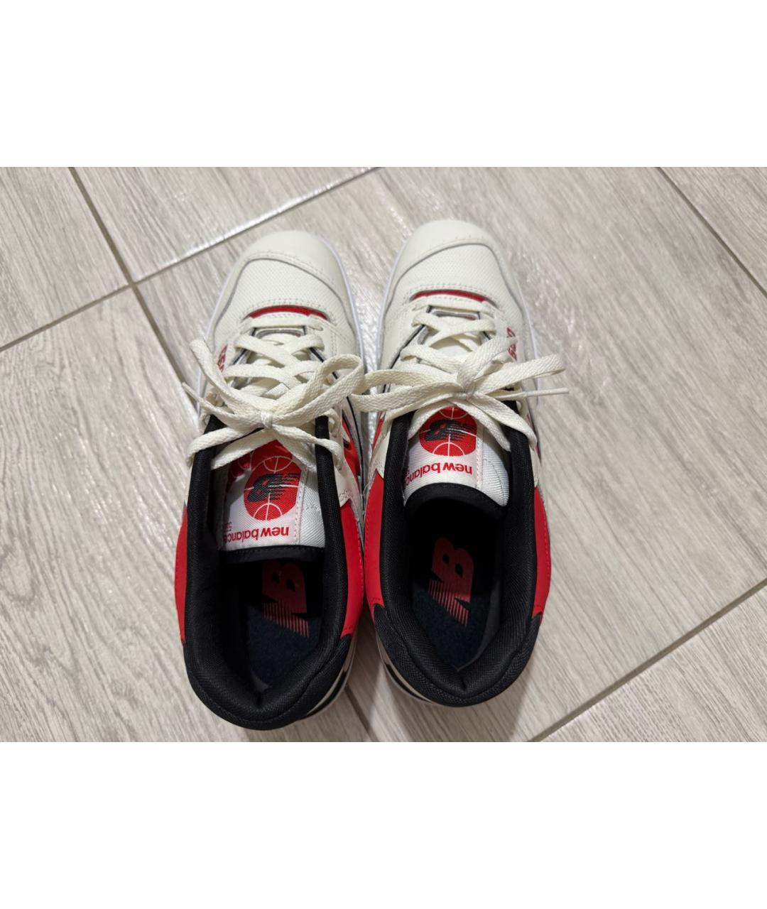 NEW BALANCE Белые низкие кроссовки / кеды, фото 4