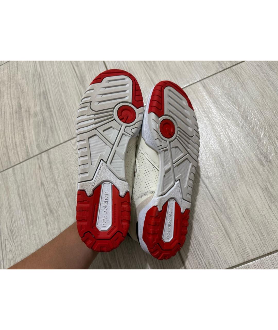 NEW BALANCE Белые низкие кроссовки / кеды, фото 5