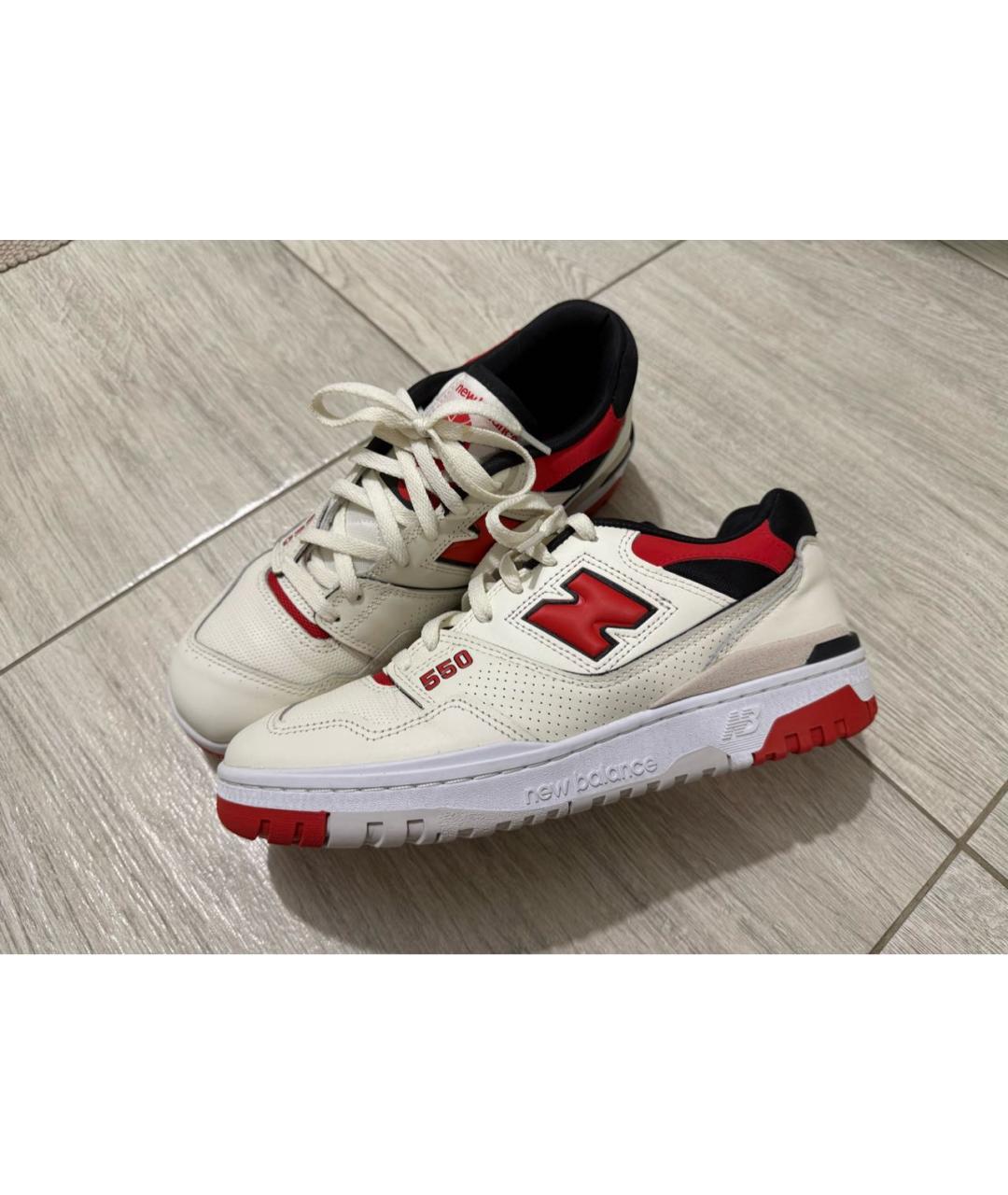 NEW BALANCE Белые низкие кроссовки / кеды, фото 7