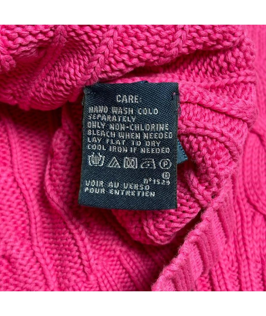 POLO RALPH LAUREN Фуксия хлопковый джемпер / свитер, фото 4