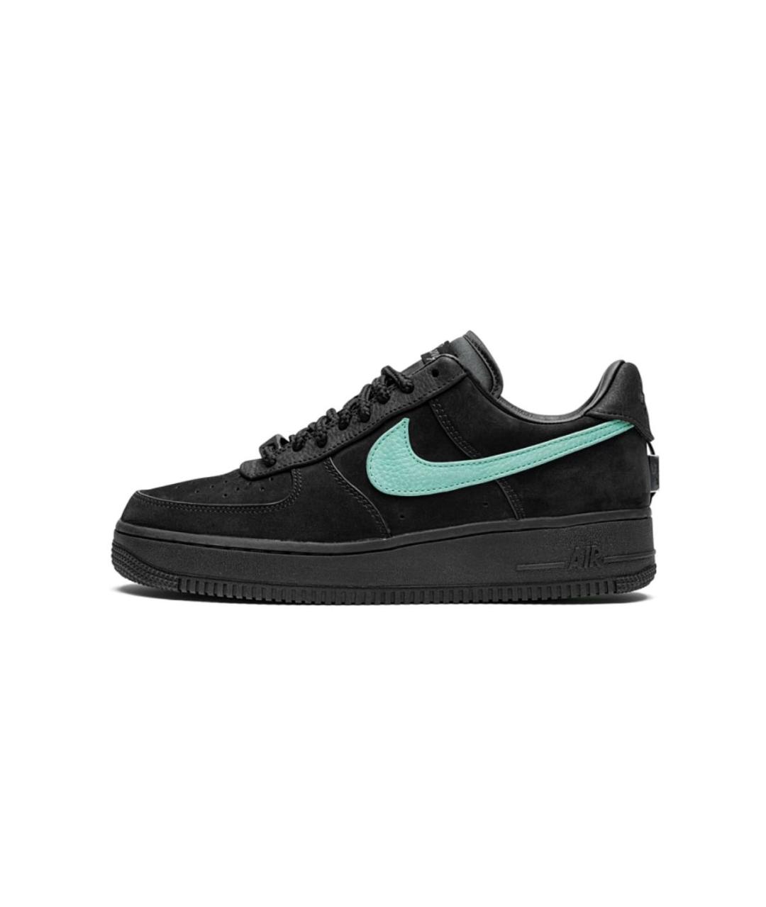 NIKE Черные замшевые низкие кроссовки / кеды, фото 8